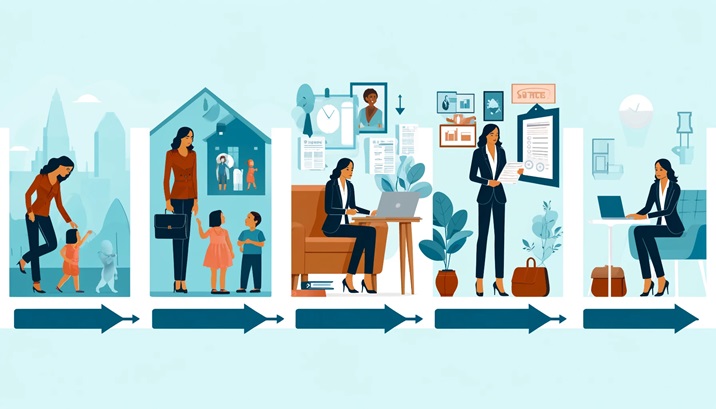 Professional returning to the workforce after a career gap