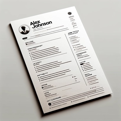 resume with job title